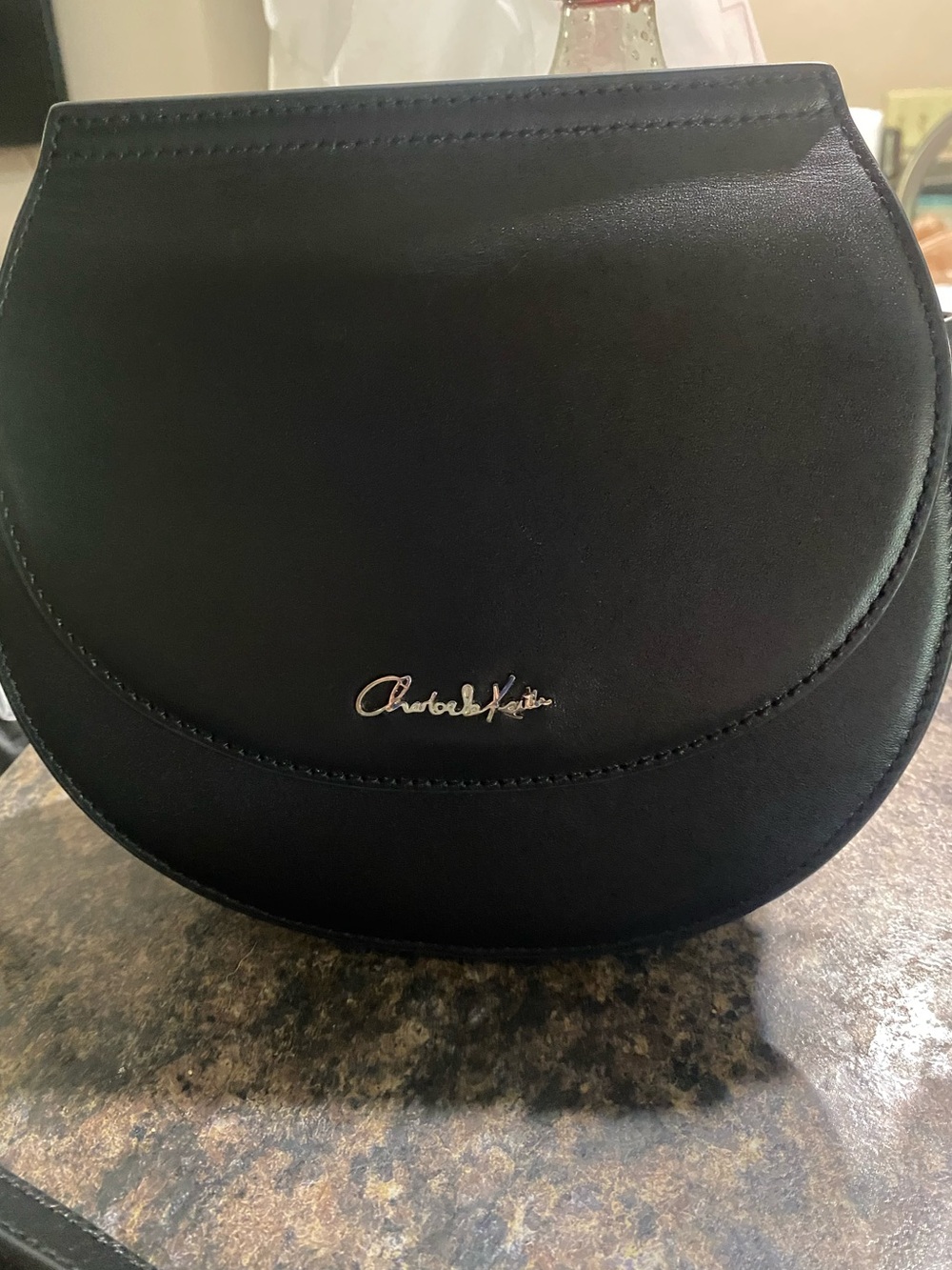 Rare Archival 2022 Charles & Keith x Coco Capitán Leather Saddle Bag SL2-5015082